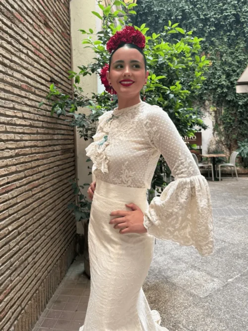 Mangas largas con volantes